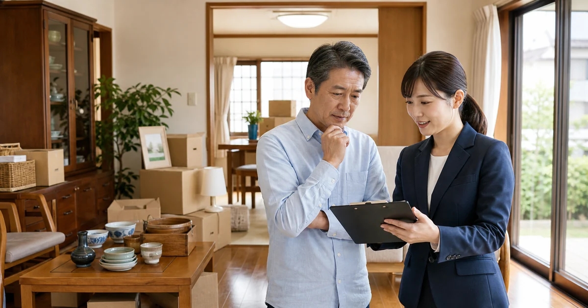 空き家の残置物はそのまま売却できる？片付け前に決める4つのこと