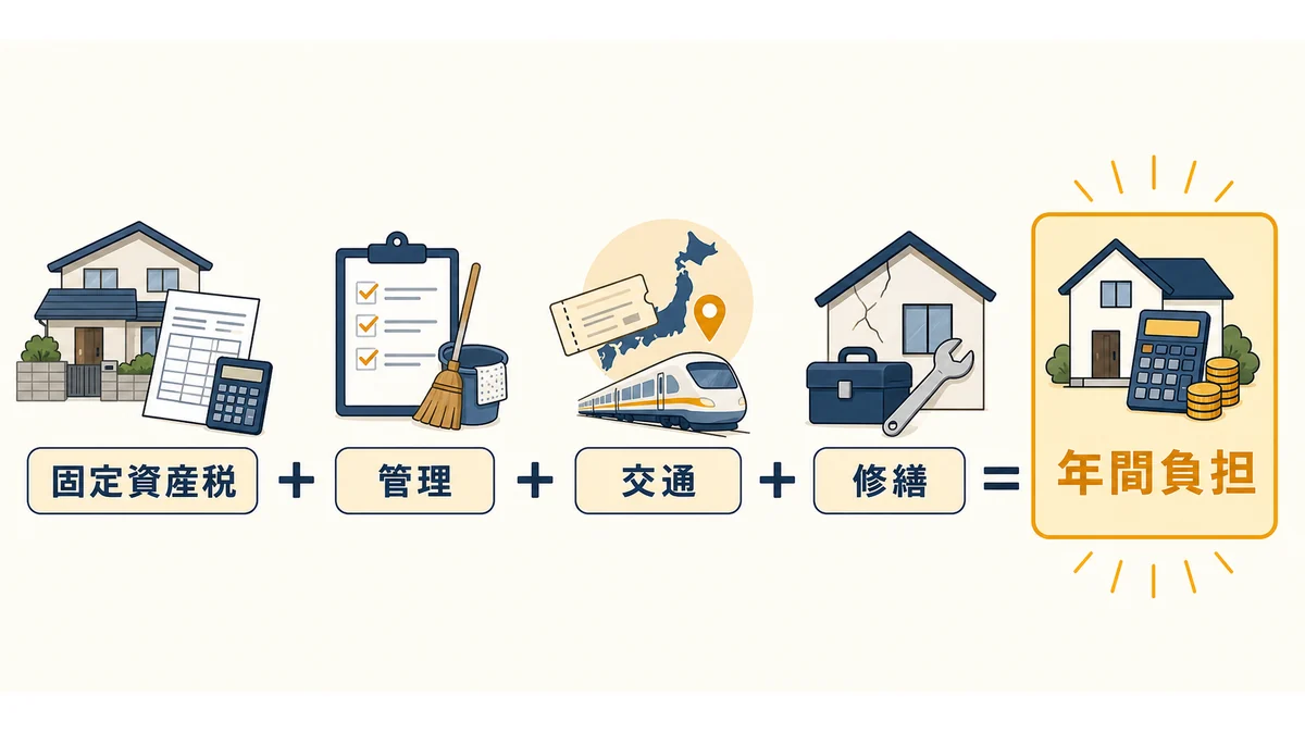 地方の空き家を手放す方法の比較図