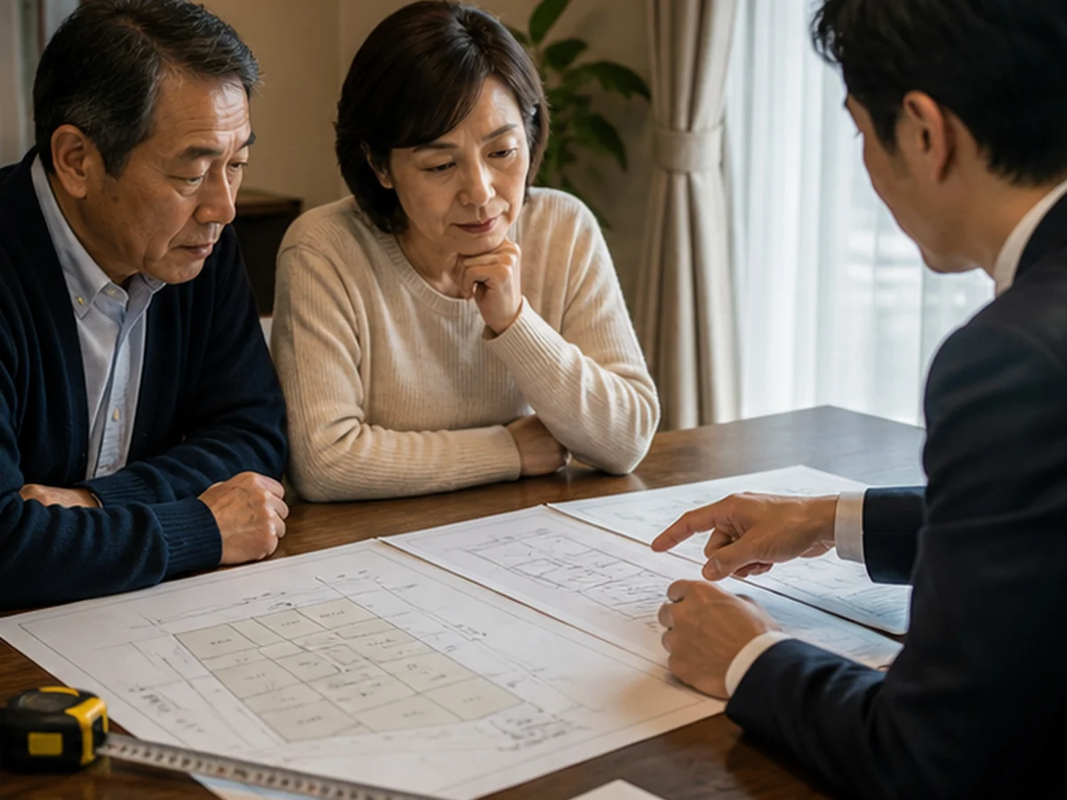 『再建築不可』の根拠を役所資料で確かめるための確認場面